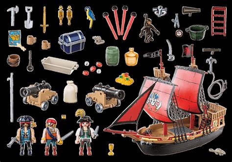 Playmobil Pirates Skull Pirate Ship