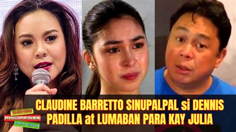 Claudine Barretto Sinupalpal Si Dennis Padilla At Pinagtanggol Si Julia