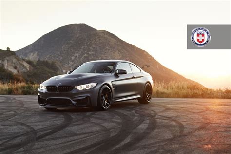 Bmw m4 gts matte black. Frozen Dark Gray Metallic BMW M4 GTS with HRE R101 ...