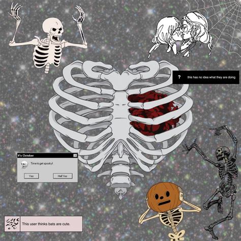Freetoedit Skeleton Girlskissing Pfps Image By Pen00ink