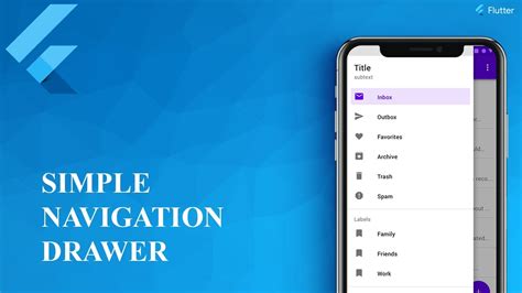 Flutter Tutorials Navigation Drawer In Flutter Android And Ios Gambaran