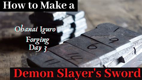 Forging materials for blade part of the Demon Slayer's Sword : Obanai