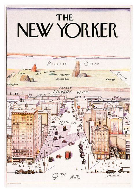 The New Yorker Magazine Cover Vintage Art Nouveau Poster Art Print