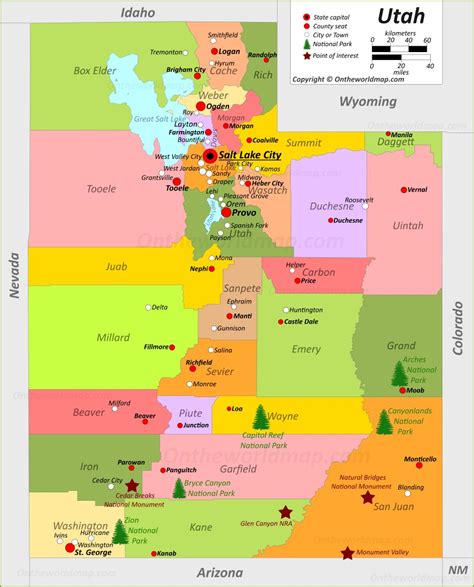 Map Of Utah Cities Black Sea Map