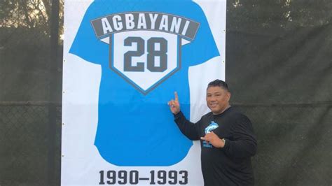 Benny Agbayanis No 28 Jersey Retired By Hawaii Pacific Baseball Team