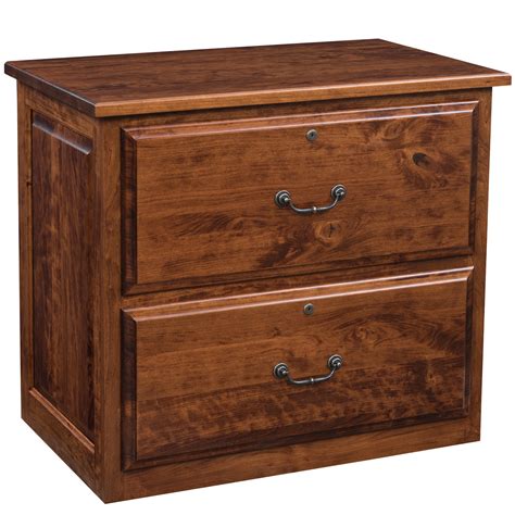 Laine Amish Lateral File Cabinet Hancrafted Wood Cabinfield