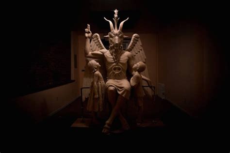 Satanic Temple In Detroit Statue Unveiled Monument Amidst Debates Over