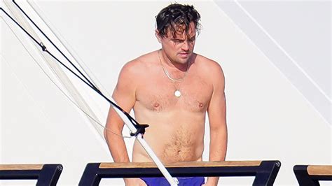 Leonardo Dicaprio Seen Shirtless On Yacht In St Tropez Photograph Hollywood Life Gr Ideas