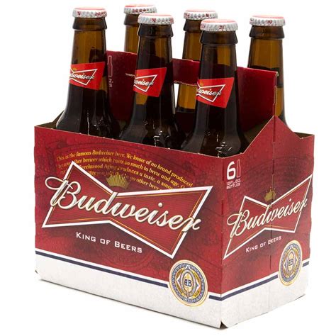 Budweiser Bottles 6 Pack Island Wines And Spirits