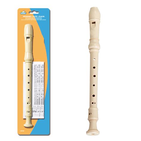 8 Holes Woodnote Ivory Soprano Recorder Flute Baroque Musical ...
