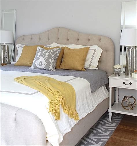 Yellow And Gray Bedroom Contemporary Bedroom Benjamin Moore