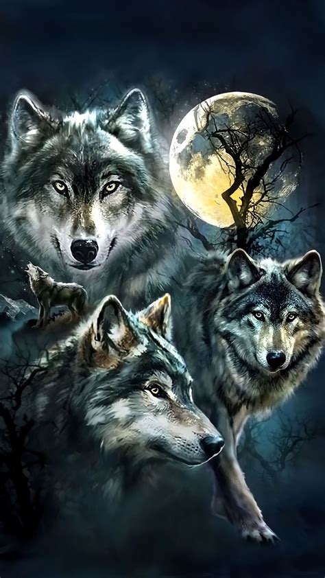 The plot of children of the corn: Wolf Wallpaper For iPhone | 2021 3D iPhone Wallpaper