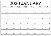 Printable Calendar January 2020 Pdf | Calendar Printables Free Templates