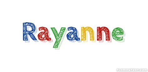 Rayanne Logo Free Name Design Tool From Flaming Text