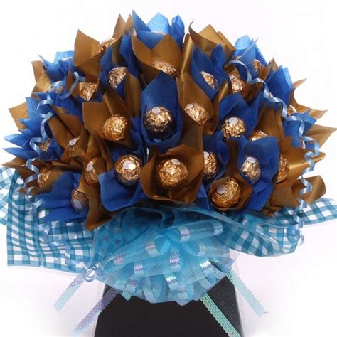Dashing Ferrero Rocher Bouquet For Him Candy Bouquet Diy Birthday