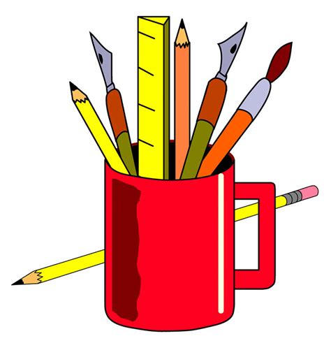School Supplies Clip Art Cliparts And Others Inspiration Wikiclipart