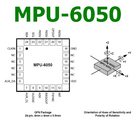 MPU 6050 Datasheet PDF Motion Tracking Device