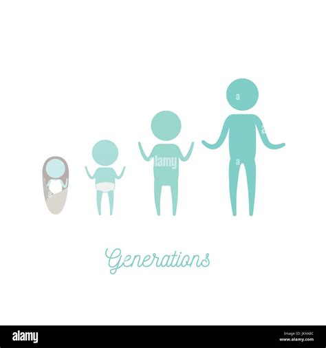 Male Generations Stock Vector Images Alamy