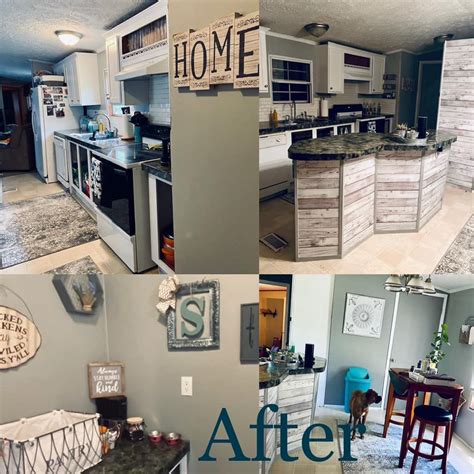 Amazing Before And After Mobile Home Transformations We Love Mobile Home Redo Remodel Mobile