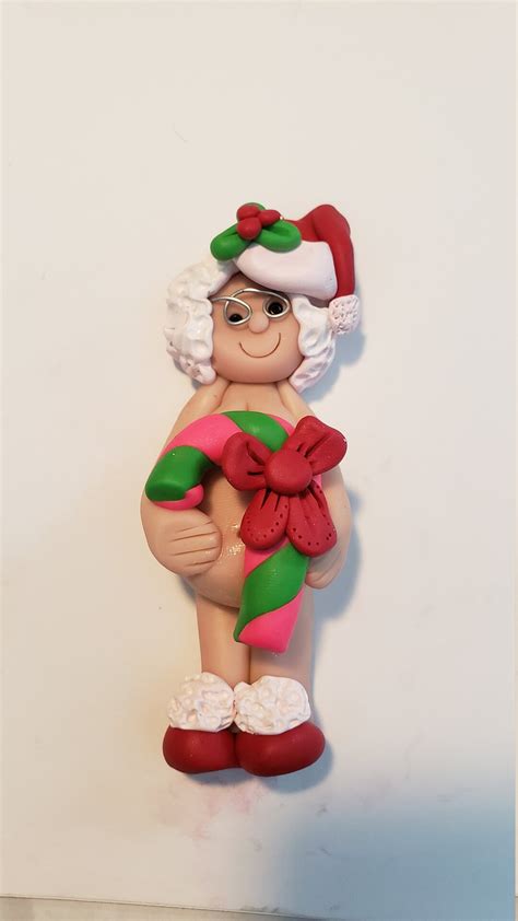 Naked Mrs Claus Nude Mrs Claus Christmas Ornament Funny Etsy