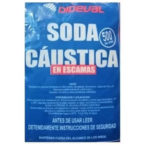 Soda Caustica Quimica Universal 12kg Bolsa Hmat Herramientas