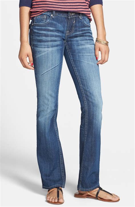 Vigoss New York Flap Pocket Bootcut Jeans Medium Juniors Nordstrom