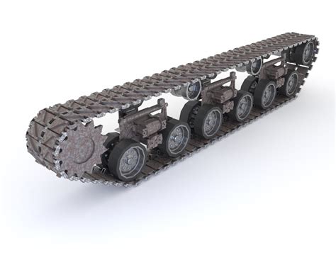 Tank Tracks 3d Model Turbosquid 1579587