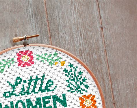 Little Women Cross Stitch Pattern Instant Download Pdf Full Etsy