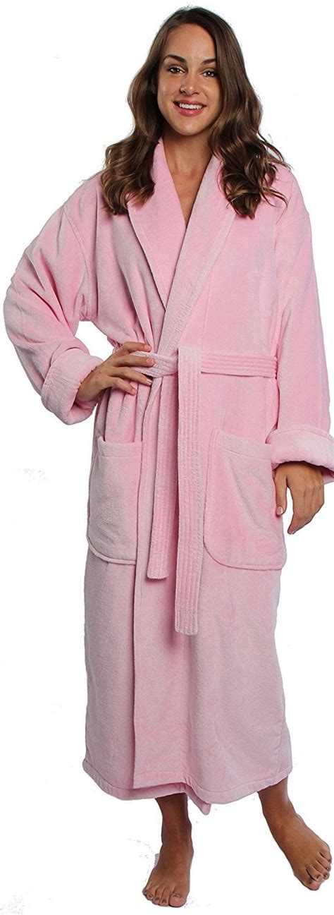 Turkishtowels Parador Terry Velour Bathrobe 100 Combed Pure Cotton