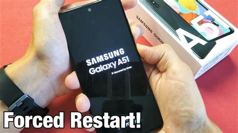 Galaxy A51 How To Force A Restart Forced Restart Youtube