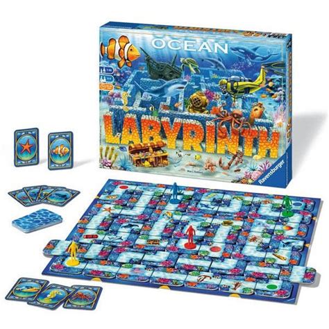 Ravensburger Ocean Labyrinth Underwater Maze Board Game Board Games