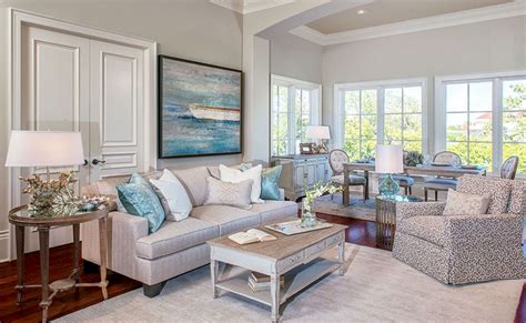 Elegant Coastal Living Room Paint Color Decorathing