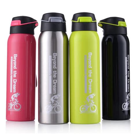 Portable 304 Stainless Steel 500ml Drink Water Bottle Insulated With