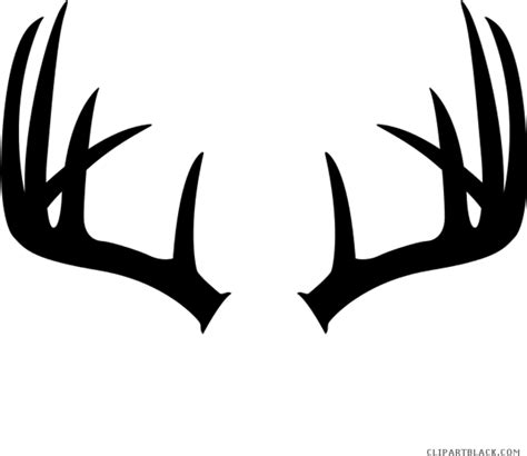 Mule Deer Antlers Silhouette Png Deer Antler Silhouette Free