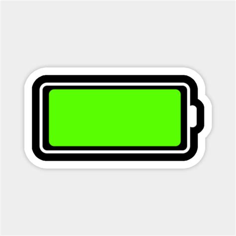 Full Battery Icon Battery Full Icon Magnet Teepublic