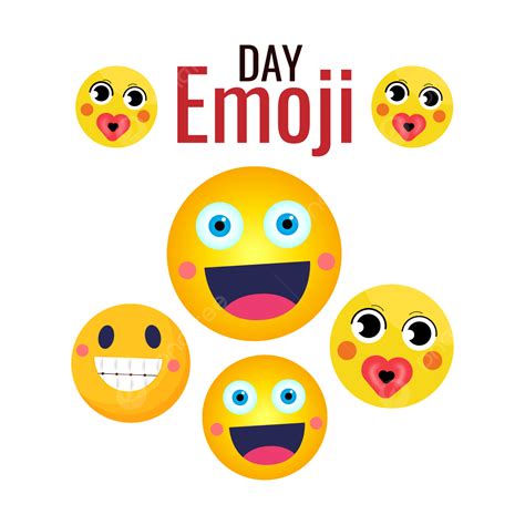 Happy Emoji Clipart Png Images Happy World Emoji Day 2021