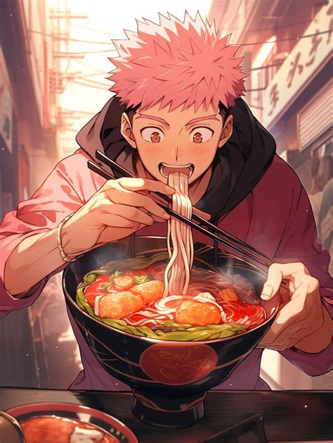 Yuji Eating Ramen In 2023 All Anime Characters Anime Artwork Top