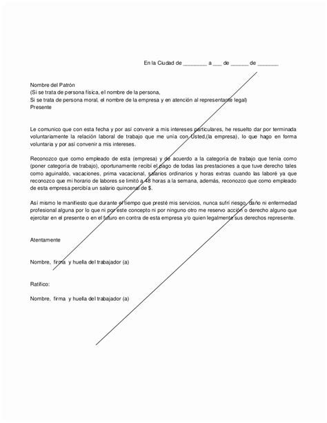 Obtener Carta De Renuncia Formato Ecuador Civiahona