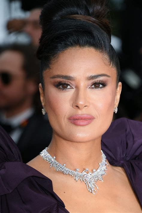 Salma Hayek Turns Heads At Cannes Film Festival In A Plunging Dress