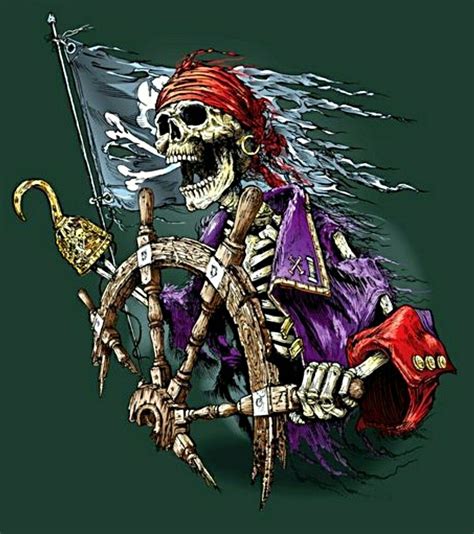 Pirate Skeleton Pirate Art Pirate Skull Tattoos Pirate Ship Art