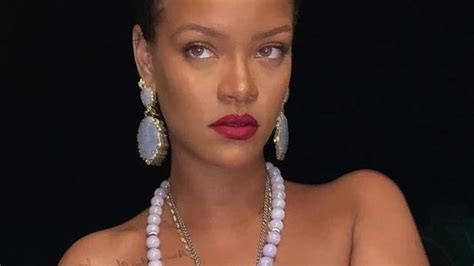 Rihannas Topless Insta Photo Backlash Over Ganesh Necklace The Courier Mail