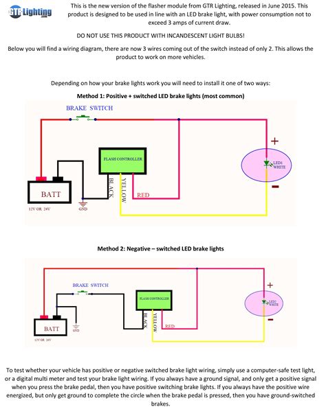 3 Wire Strobe Light Wiring Diagram