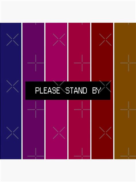 Please Stand By At Office Poster By Blubohyora Redbubble