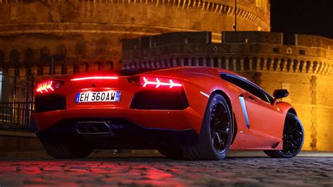 Red Sports Car Lamborghini Lamborghini Aventador Car Red Cars Hd