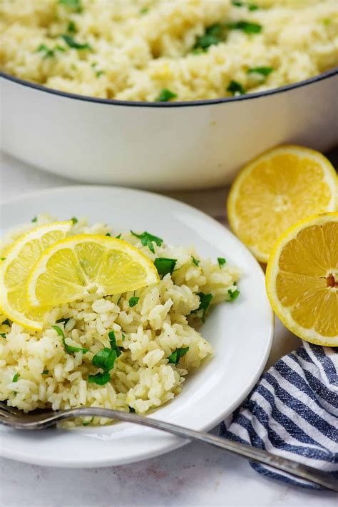 Greek Lemon Rice Recipe Greek Lemon Rice Rice Side Dish Recipes