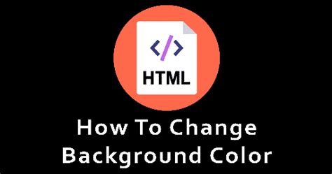 How To Change Background Color In Html Using Inline Css