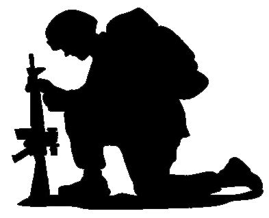 888 × 2000 px file format: Silhouette Of Soldier Praying at GetDrawings | Free download