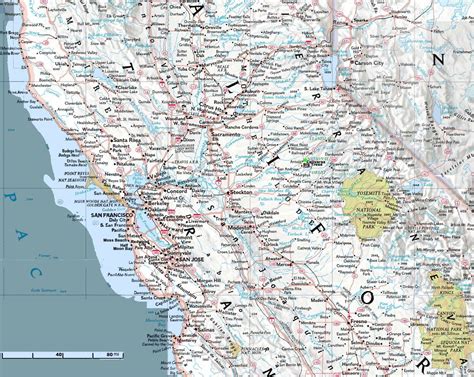 Central California Map With Cities Map