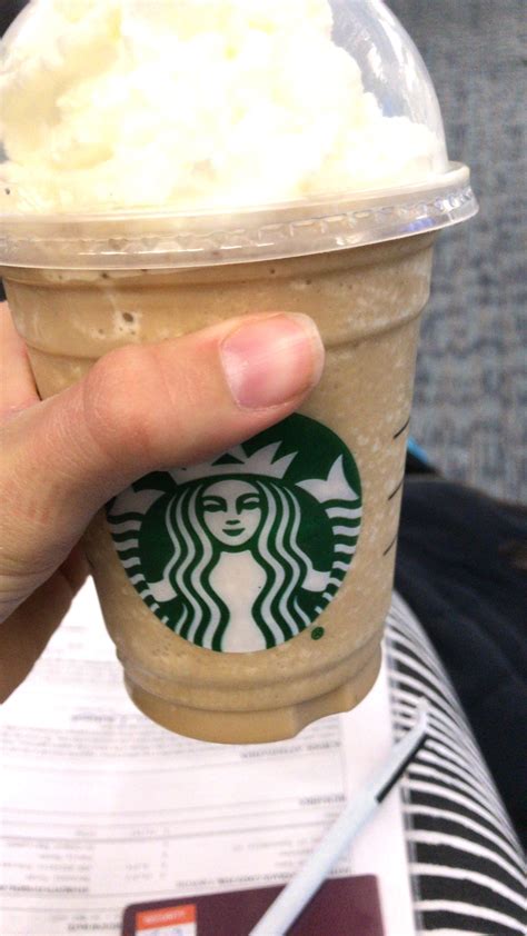 71 This Picture Of My Hand Holding A Starbucks Coffee Is An Example