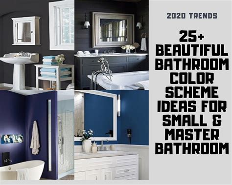 25 Beautiful Bathroom Color Scheme Ideas For Small And Master Bathroom